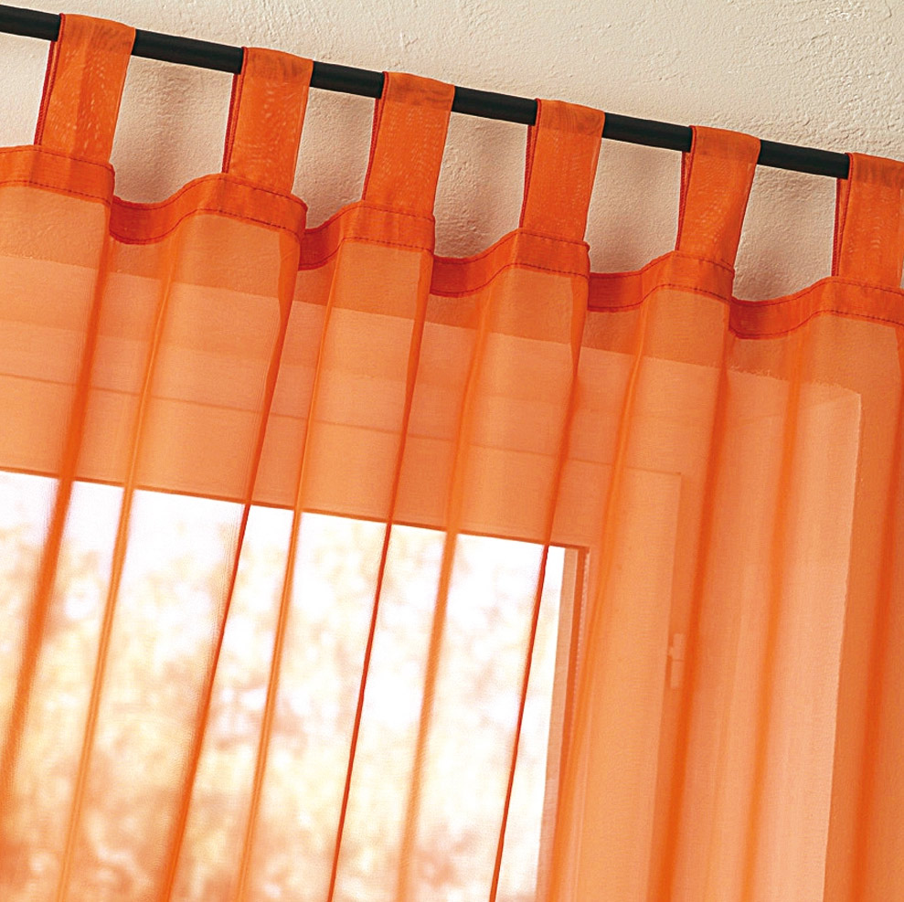 Оранжевые шторы – таблетка от депрессии