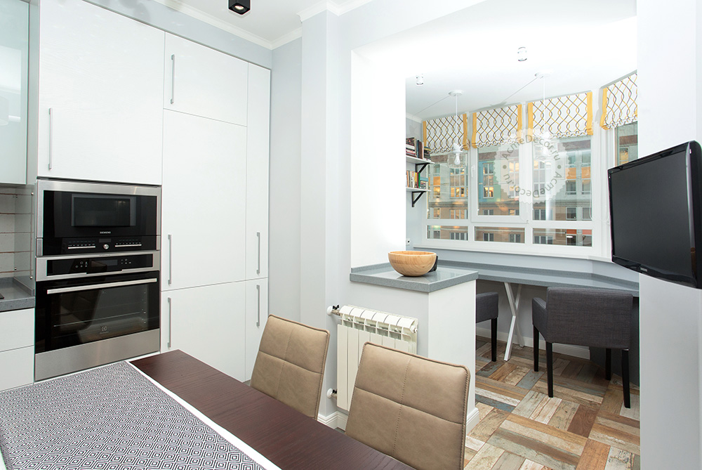 Портфолио Шторы для кухни / Квартира в стиле IKEA в Царицыно